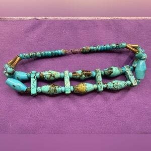 Native American turquoise choker
